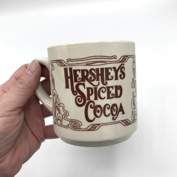 Vintage Hershey’s chocolate spiced cocoa & Swiss mocha recipe mugs set - Picture 5 of 8